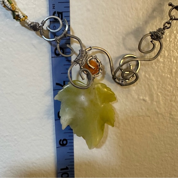 Handmade artistic necklace - Picture 1 of 5